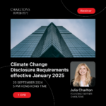 Climate Change Disclosure Requirements effective January 2025 – 2024