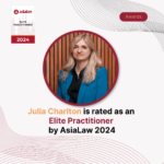 Julia Charlton is rated as an Elite Practitioner by AsiaLaw 2024